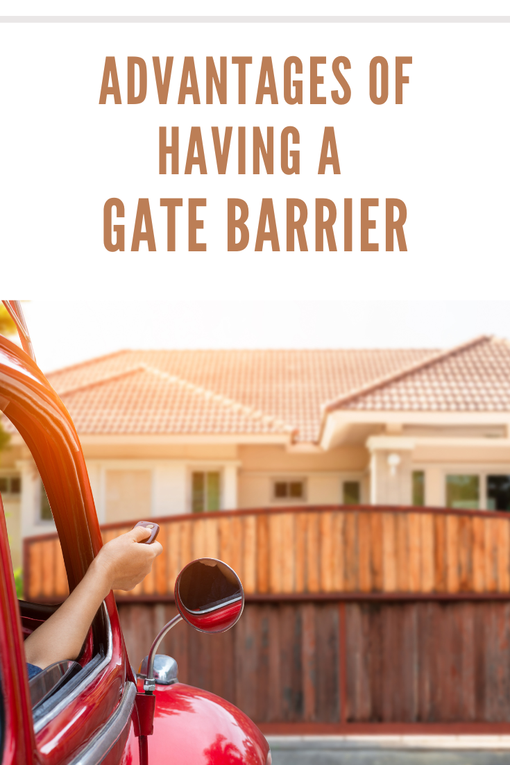 gate barrier to home with remote