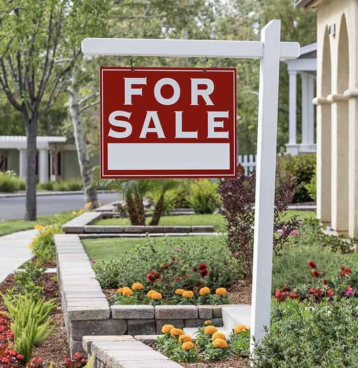Real estate for rent signage