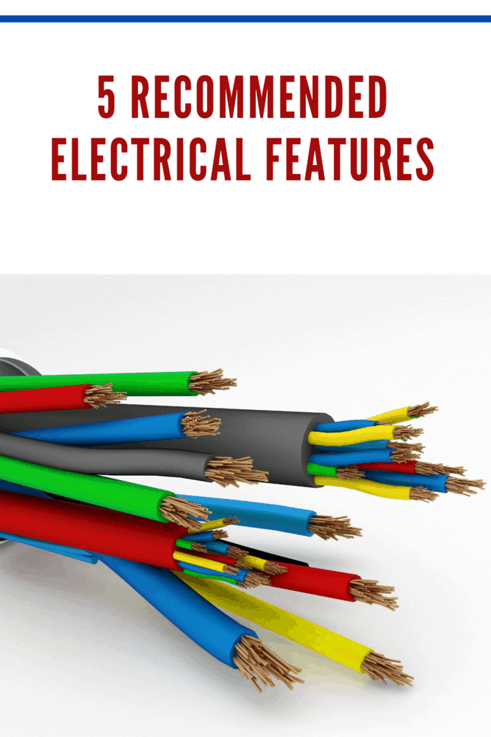 insulated electric wires as an electrical features
