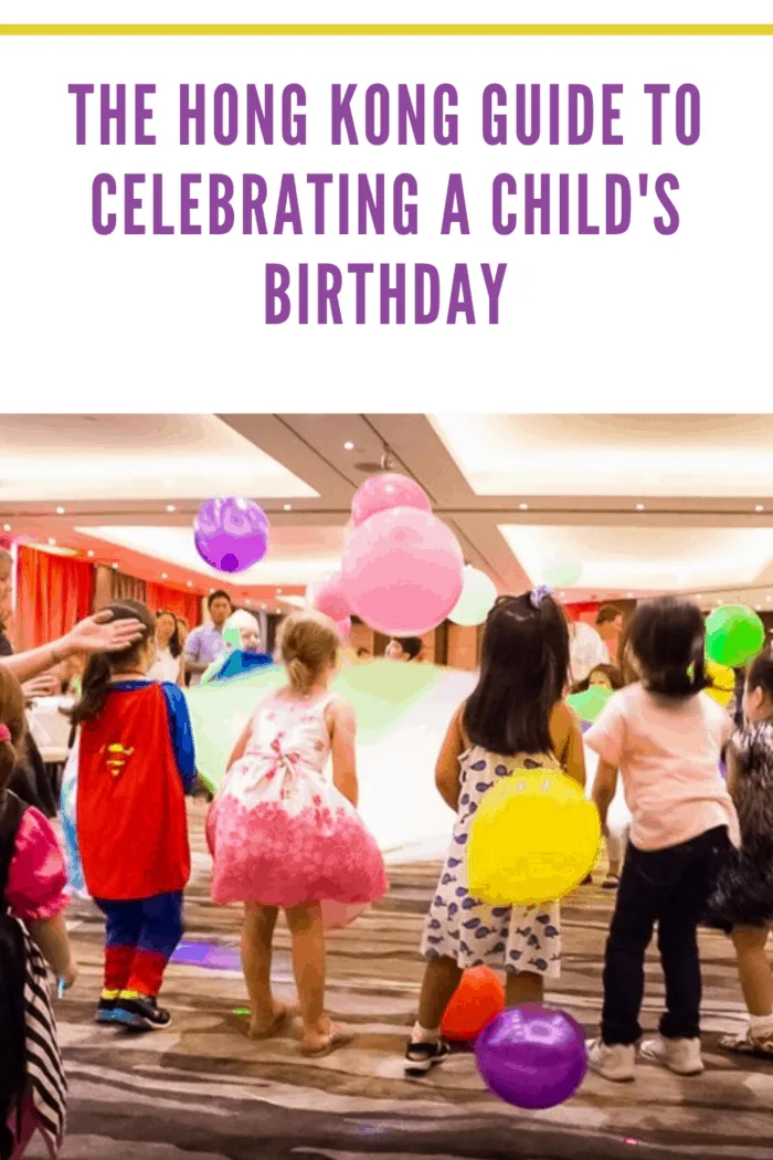 children dressed in costumes celebrating kids birthday in hong kong