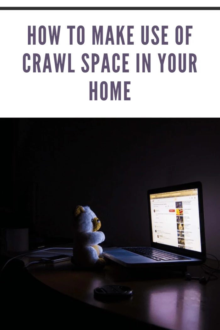 teddy bear with laptop in dark with just a lilac light