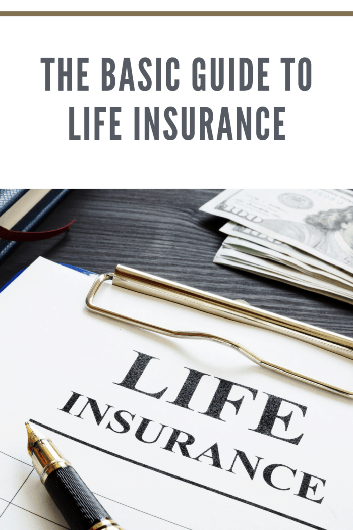 Whole life insurance pen and dollar banknotes.