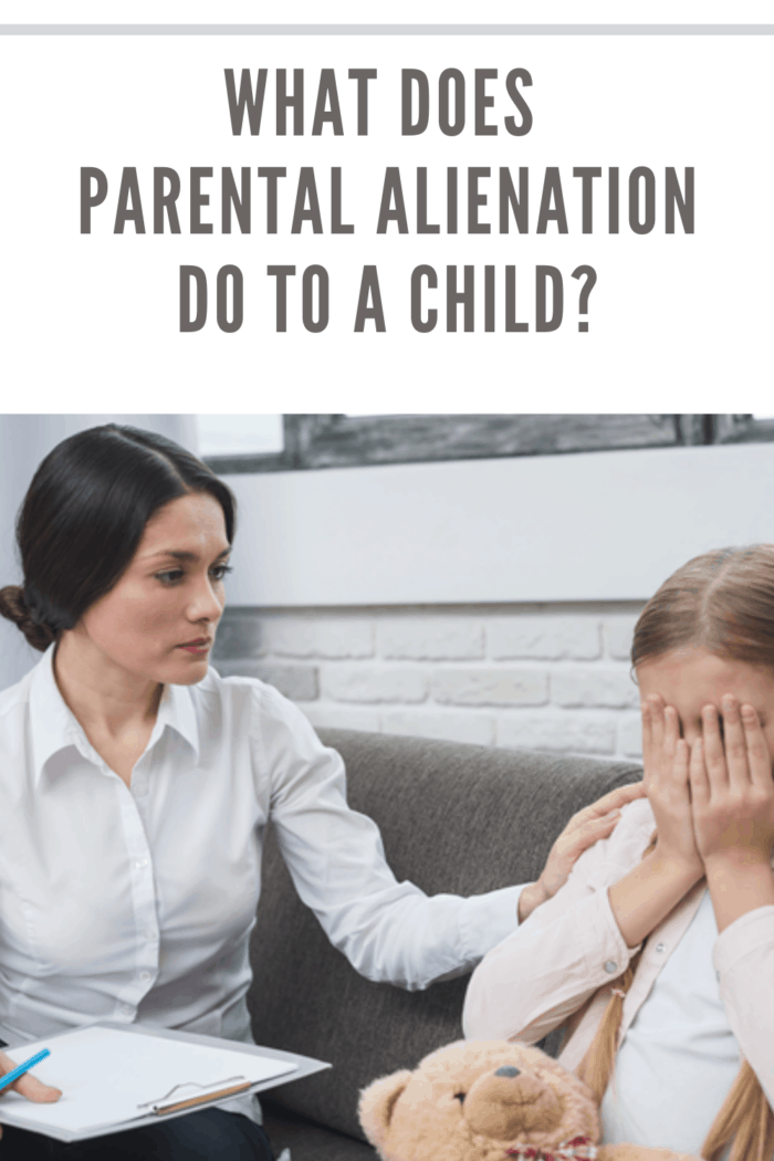 child upset over parental alienation