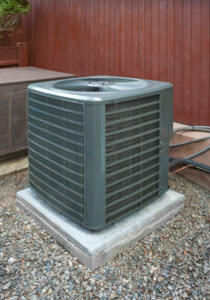 Heat pump and ac unit used to cool or heat a house