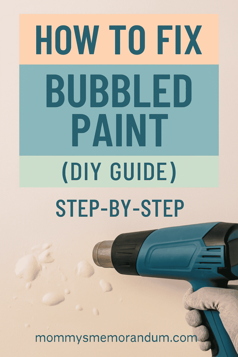 How to Fix Bubbled Paint on Walls (And Prevent It for Good) Mommy's ...