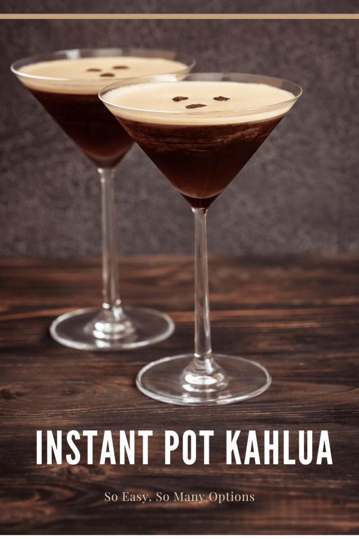 Instant Pot Kahlua Martinis