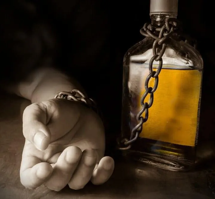 Alcohol slave or Alcoholism ,social problem.