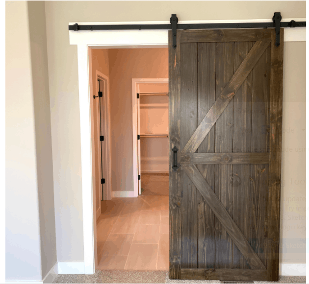barn door as interior door