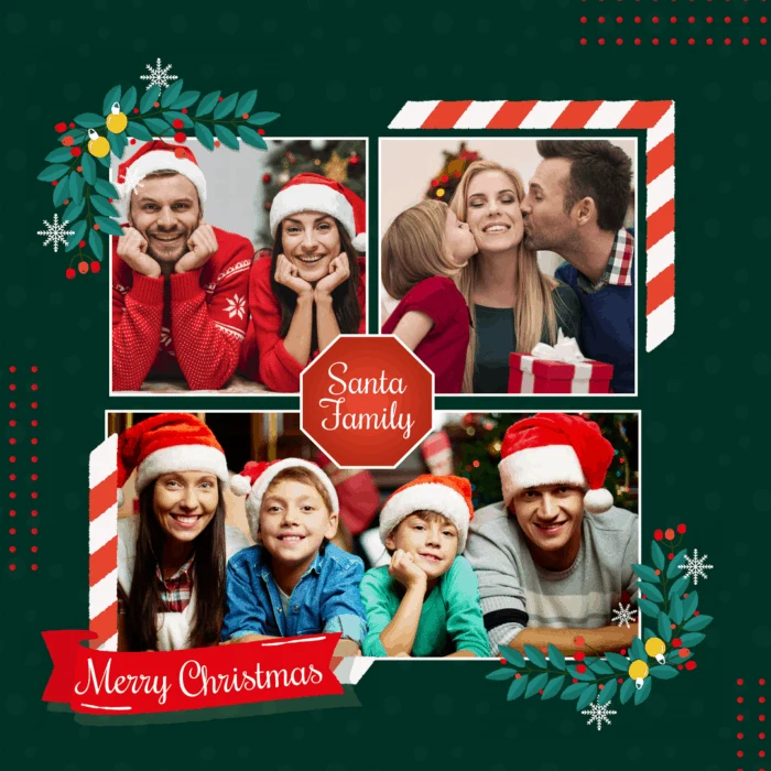 Copy of Christmas Christmas collage family collage