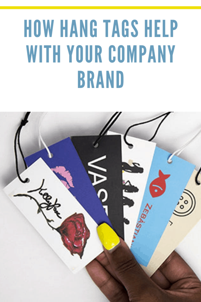 selection of boutique branded hang tags