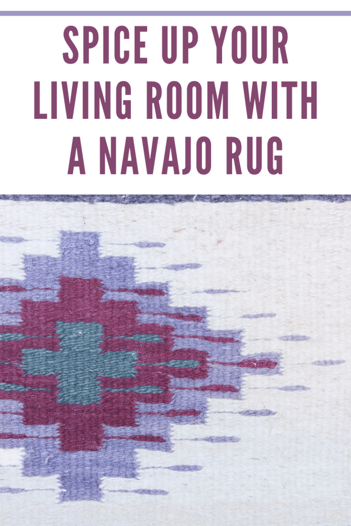Navajo woven wool rug design. The Navajo stained their yarns for fabrics using natural items from the surroundings - beige from corn silk, tan from brown onion skin, maroon from Juniper bark, amber from Juniper Mistletoe, olive-yellow from sagebrush, gray