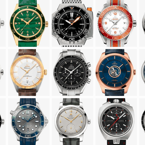 omega watches collage