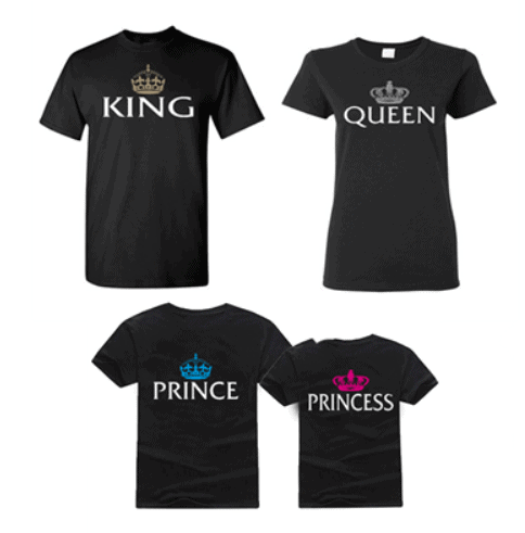 royalty themed t-shirts