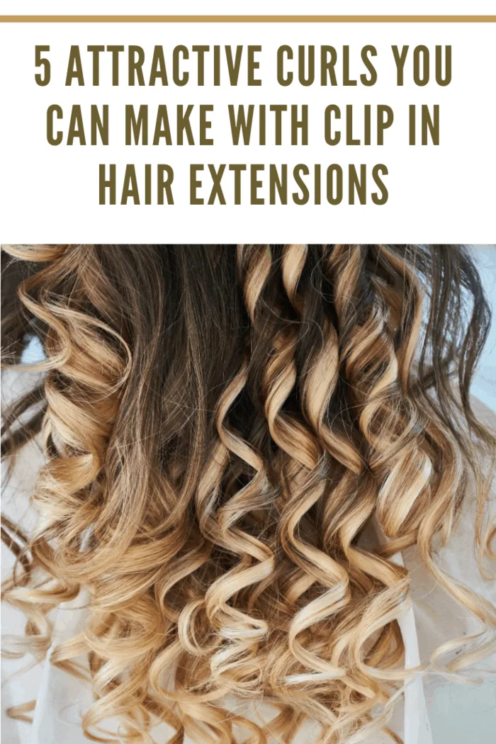 Barrel curls are one of 5 Attractive Curls You Can Make With Clip in Hair Extensions