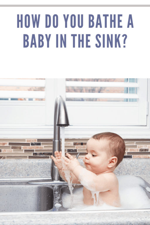 How Do You Bathe a Baby in the Sink? • Mommy's Memorandum