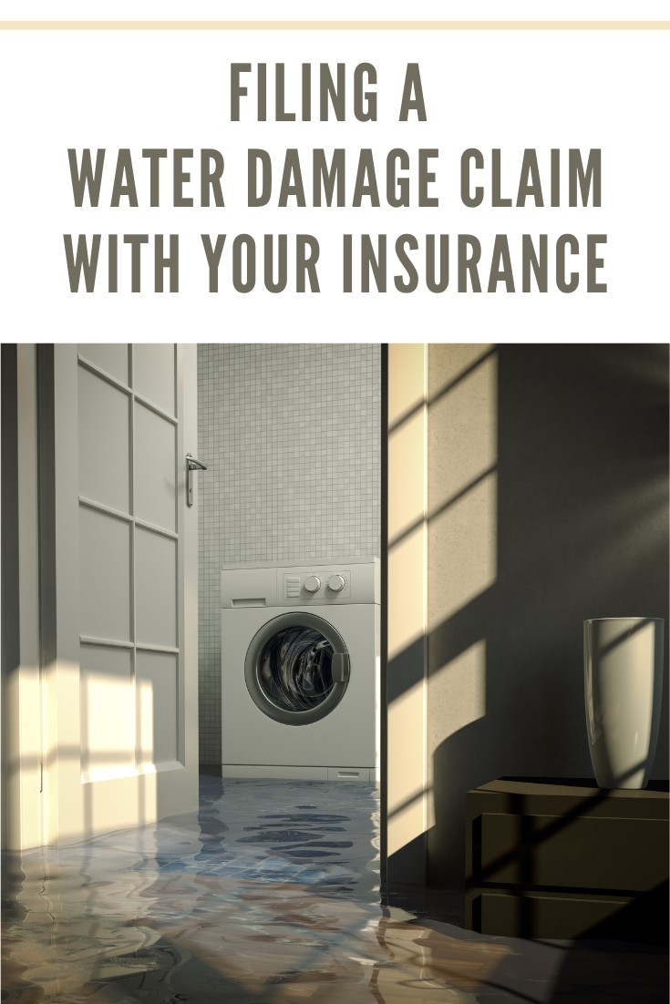 Residential water damage caused by defective washing machine