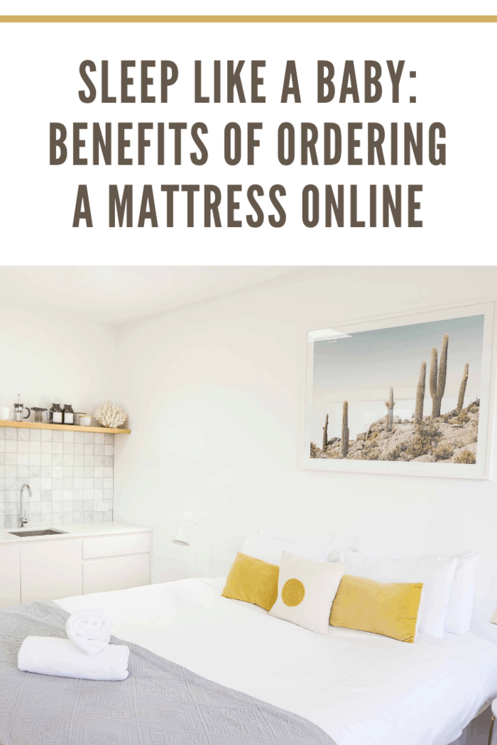 bed with online mattress.