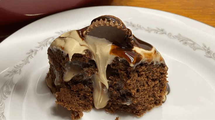 best peanut butter chocolate poke cake