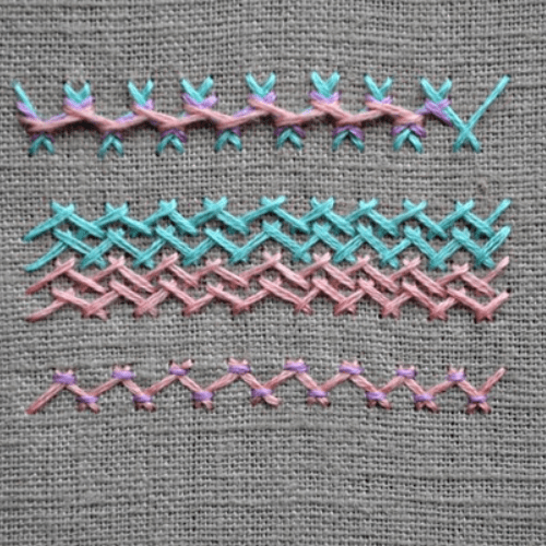 herringbone stitch