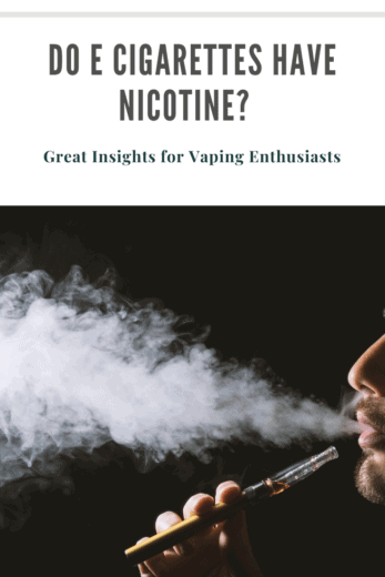 Do E Cigarettes Have Nicotine? • Mommy's Memorandum