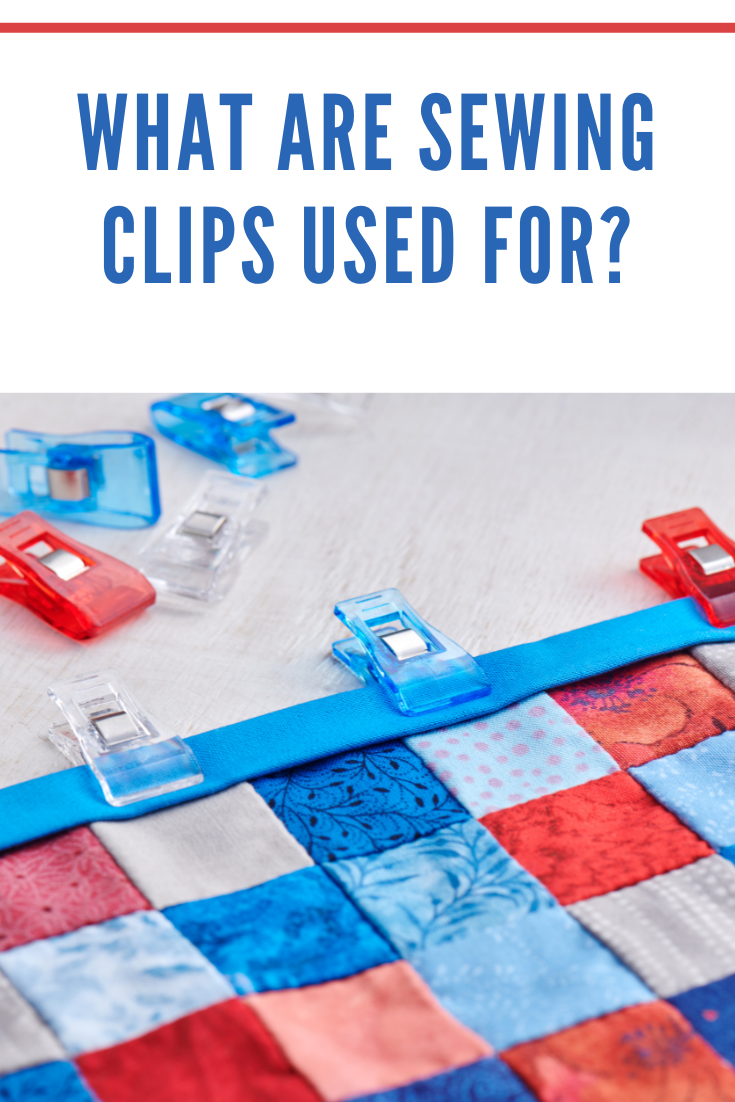 Making of quilt binding by dint of sewing quilting clips