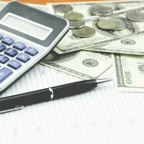 money and calculator calculation