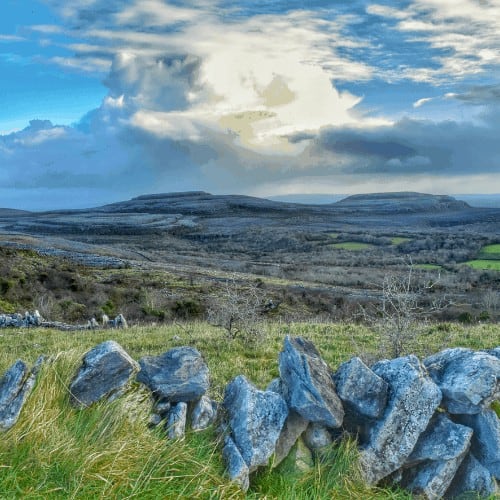 The Burren Beautiful hiking trail in ireland