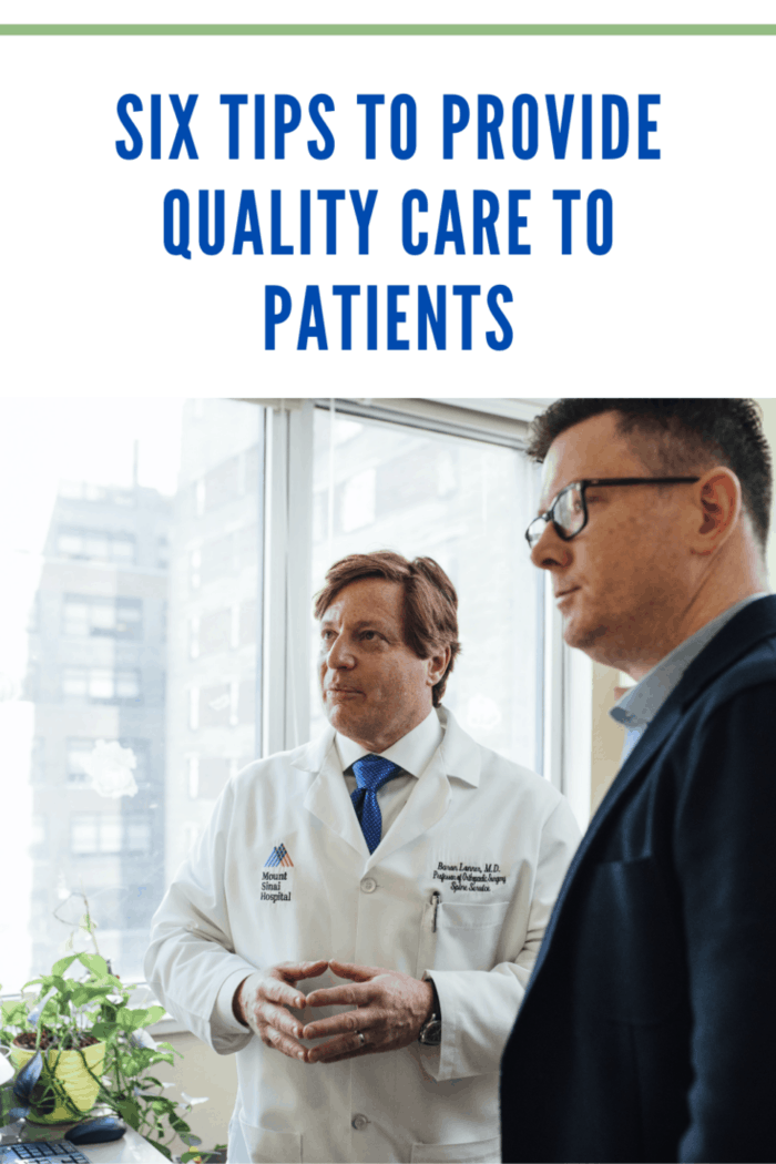 doctor giving Quality Care To Patients