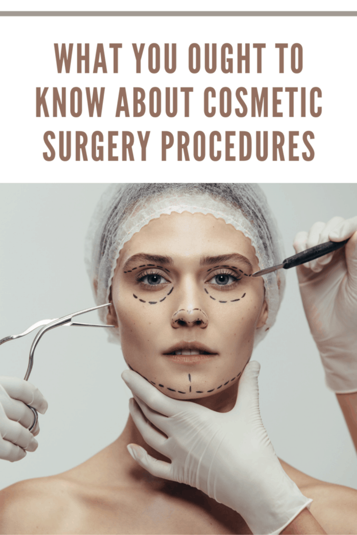Woman Having Cosmetic Face Surgery