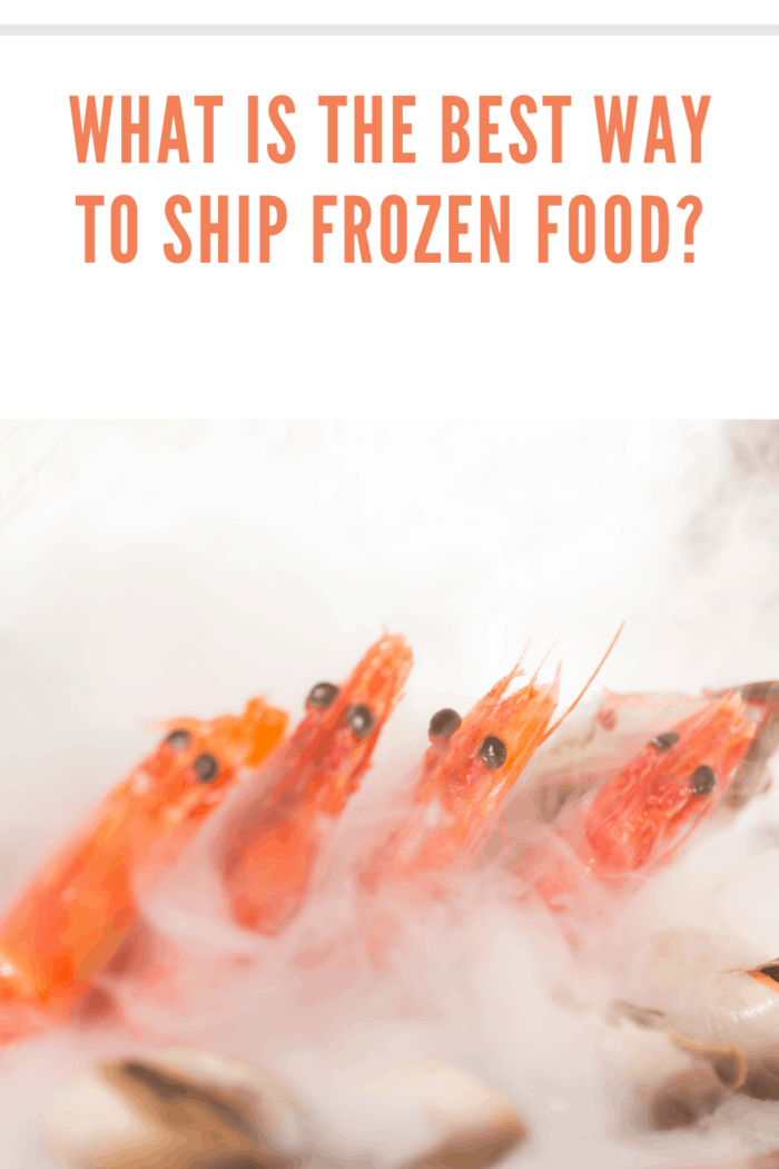 Frozen foods of prawns