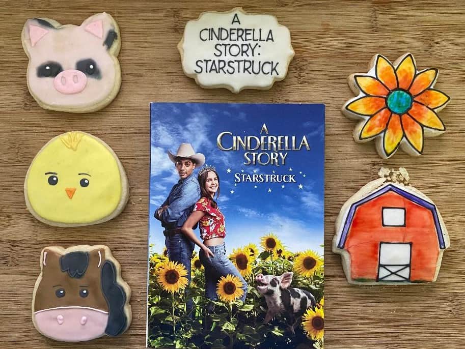 A cinderella story starstruck cookies painted