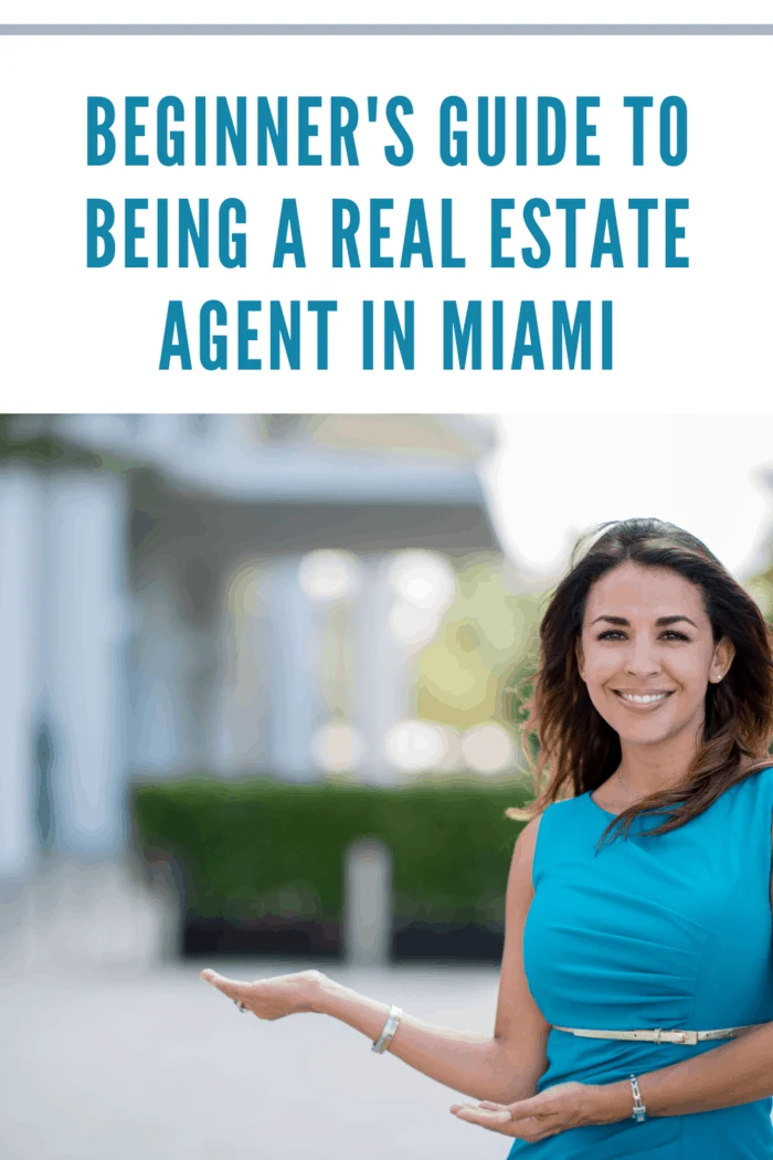 Successful real estate agent showing a property