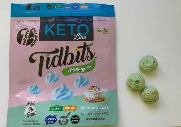 tidbits birthday cake keto