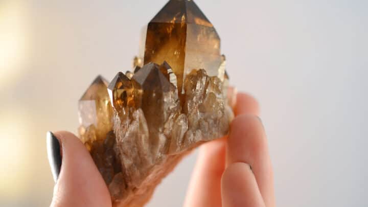 Rare, Dark, Smokey Citrine Crystal