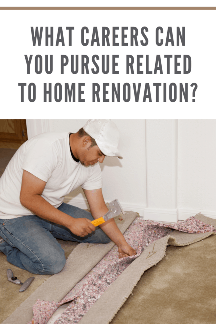 Man Seaming New Carpet Installation