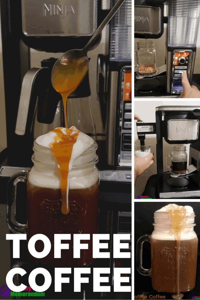 toffee coffee collage