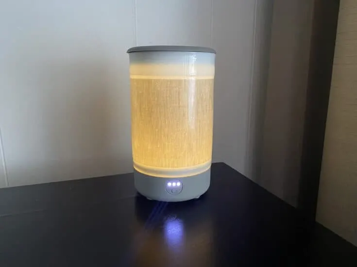 glowing happy wax warmer