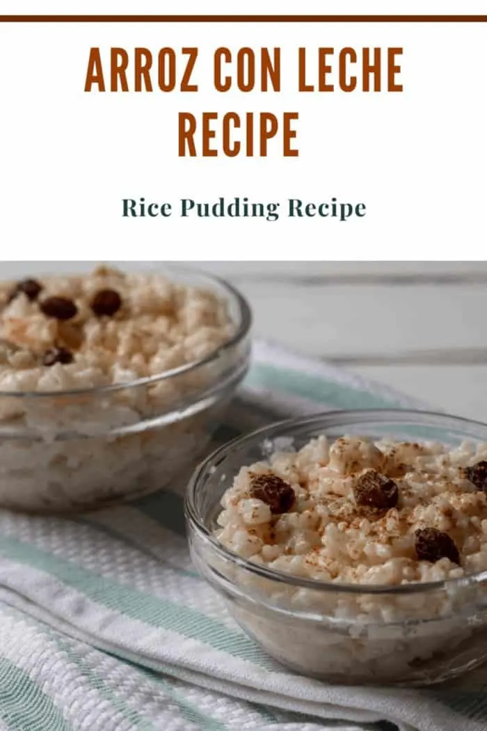 arroz con leche (rice Pudding)-Recipe with raisins