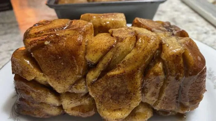 Monkey bread out of the pan