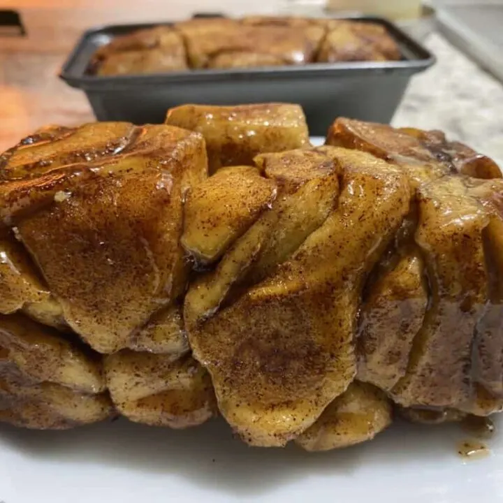 Monkey bread out of the pan