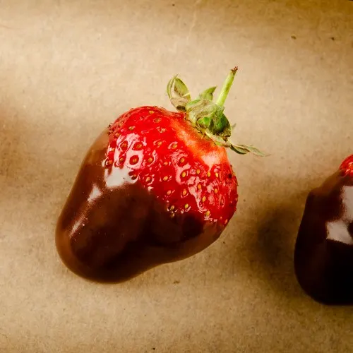 congo dark chocolate dipped strawberry