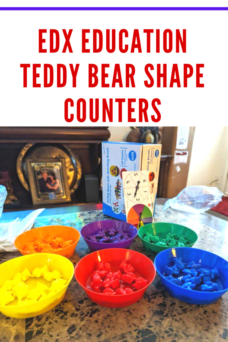 Edx Education Teddy Bear Shape Counters