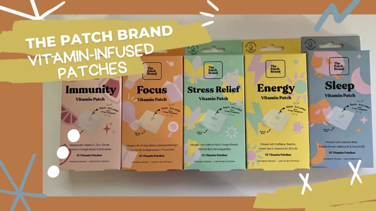 THE PATCH BRAND: Stress Relief Vitamin Patch, 15 each. Paraben Free