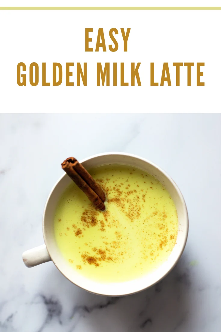 easy golden milk latte