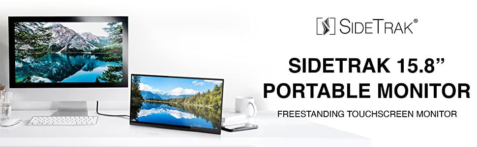 Meet the SideTrack Solo portable monitor! It's a portable display powered by USB with connectivity support for devices and consoles.