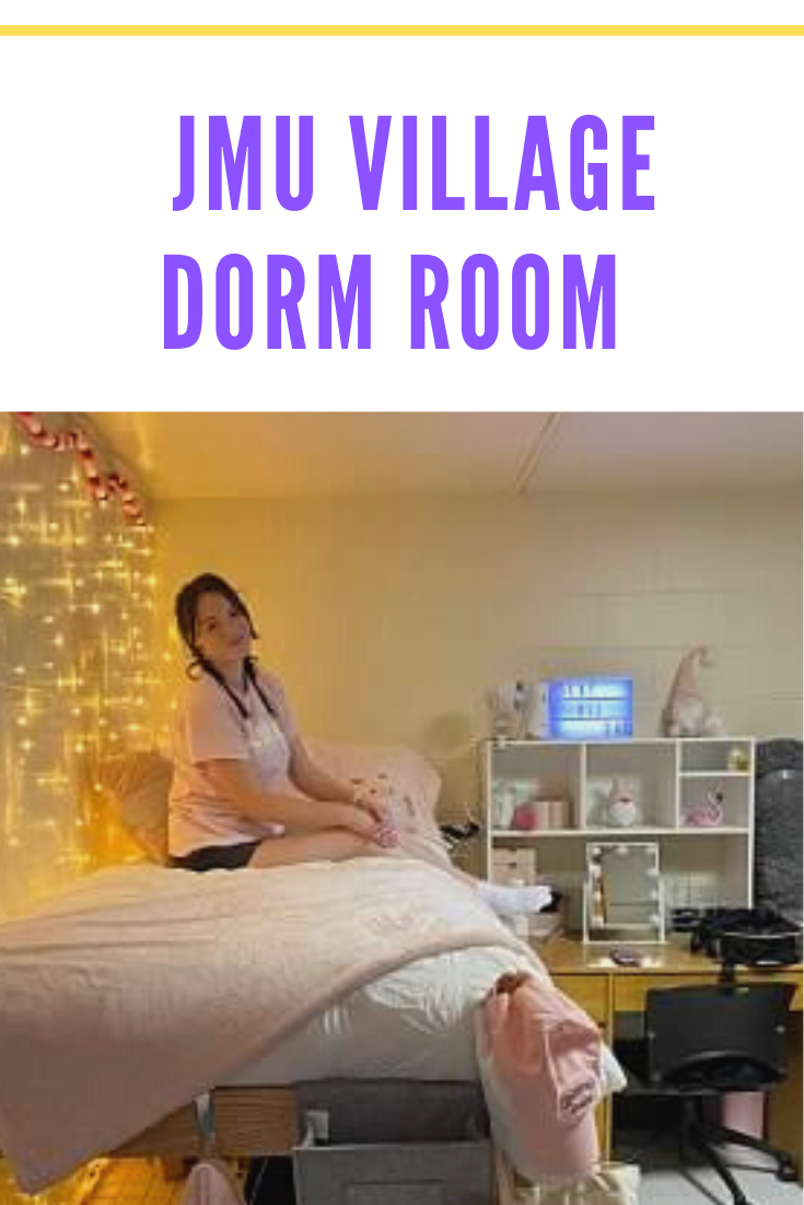 JMU village dorm room