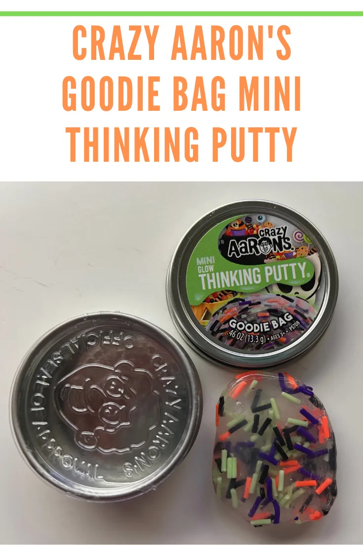 The Crazy Aaron's Goodie Bag Thinking Putty was unveiled; it reminded me of Halloween jimmies with the exciting mix of orange, purple, black, and green sprinkles. 