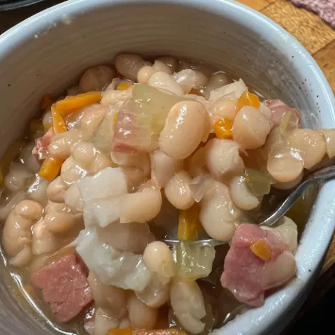 pressure cooker navy bean soup