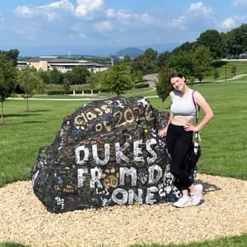 If you're ever in the area, visit East Campus at James Madison University and see what messages await on the famous Spirit Rock.
