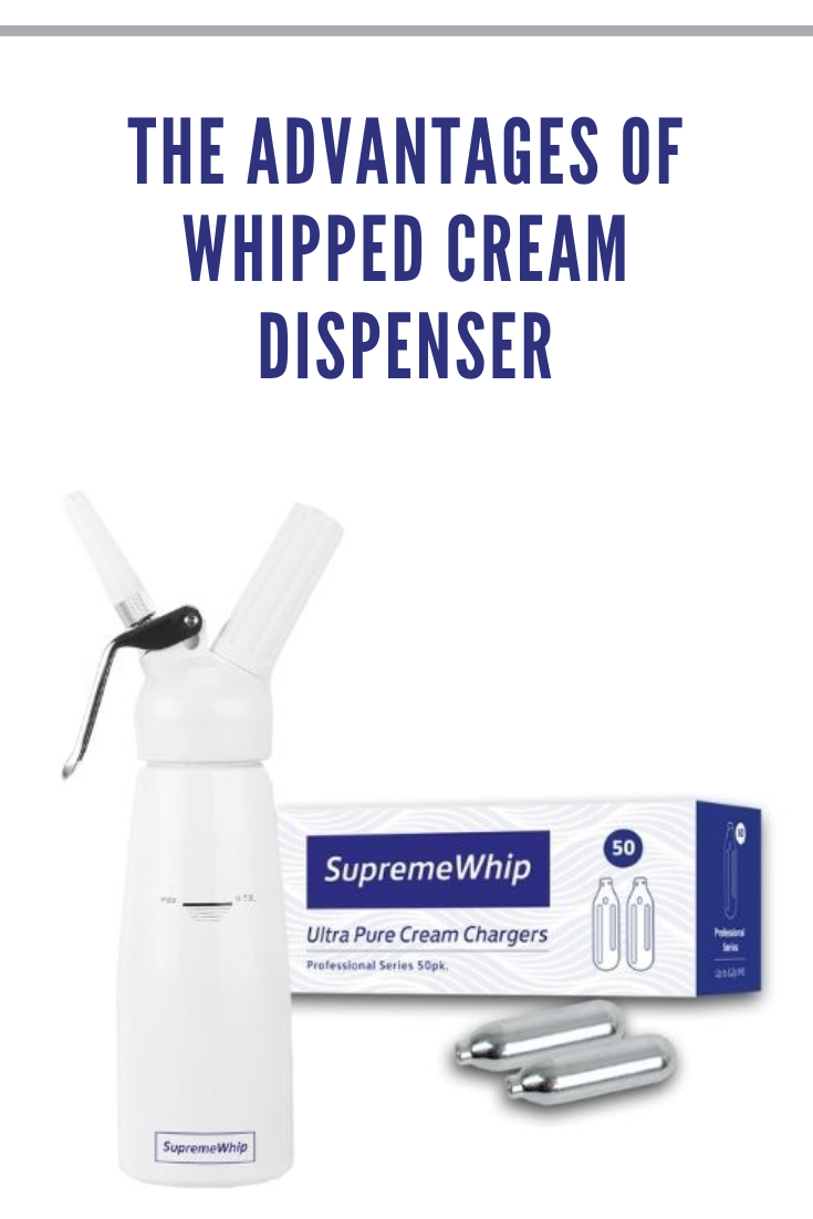 whipped cream dispenser with chargers